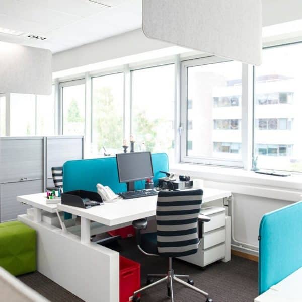 BuzziSpace BuzziFrontDesk Akoestisch bureauscherm