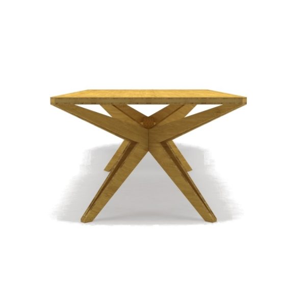 Cantor Kruis houten tafel