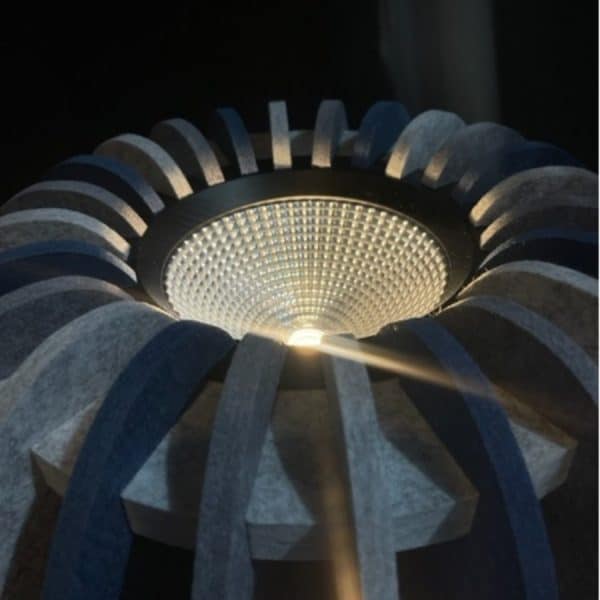 In-Zee Twist akoestische vloerlamp