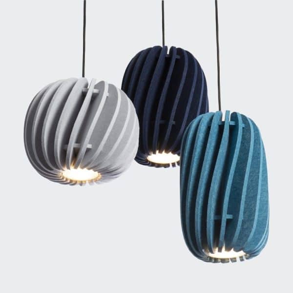 In-Zee Twist akoestische hanglamp