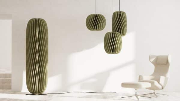 In-Zee Twist akoestische lampen